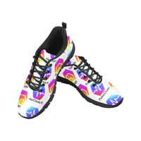 Hex Pulse TEXT Special Edition Men's Breathable Sneakers - Crypto Wearz