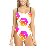 Hex Tapered Women Cut Out Sides One Piece Swimsuit