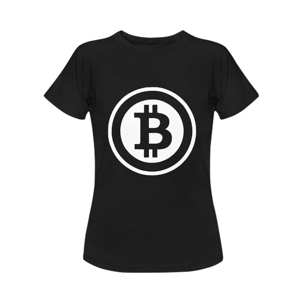 Bitcoin Black Women's Gildan T-shirt