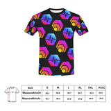 Hex Pulse Combo Black Men's All Over Print T-shirt