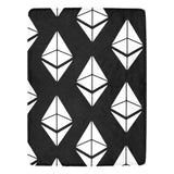 Ethereums Black Ultra-Soft Micro Fleece Blanket 60" x 80"