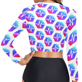 Pulse Long Sleeve Bikini Top