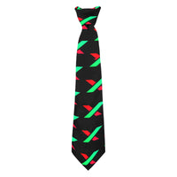 PulseX Black Custom Peekaboo Necktie