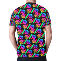 Hex PulseX Pulse Black Men's All Over Print Mesh T-shirt