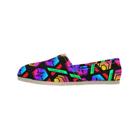 HPXdotCOM Black Women's Canvas Slip-On Shoes