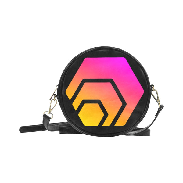 Hex Logo Round Messenger Bag