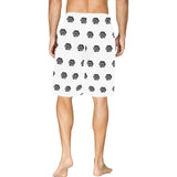 Hex Black All Over Print Basketball Shorts With Pockets