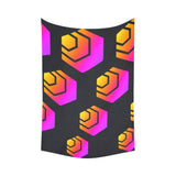 Hex Black Special Edition Wall Tapestry 90"x 60" - Crypto Wearz