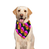 Hex Black Pet Dog Bandana (Large Size)