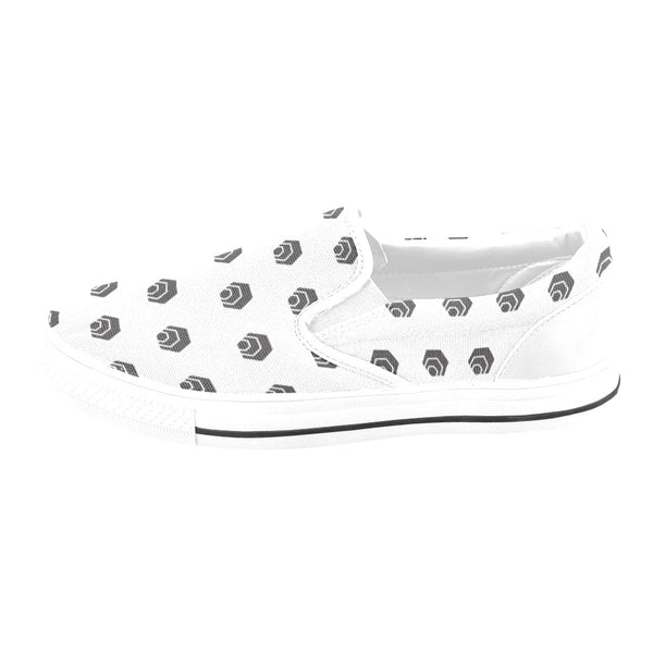 Hex Black Slip-on Canvas Women's Shoes