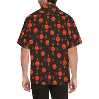 5555 Orange Men's All Over Print Hawaiian Shirt