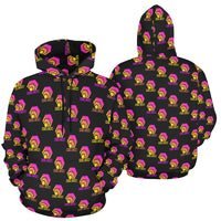 Hex Color Dot Com Black Women's All Over Print Hoodie