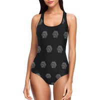 Hex Black & Grey Women's Tank Top Bathing Swimsuit