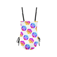 Hex Pulse Combo Drawstring Side One-Piece Swimsuit