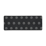 Hex Black & Grey Rectangle Mousepad (31"x12")