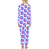 Pulse Women's All Over Print Pajama Set with Trouser Opening