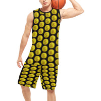 IM 3D BLK Basketball Uniform with Pocket