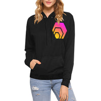 Hex Logo Black Women's Hoodie