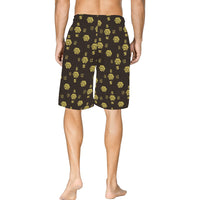 5555 All Over Print Basketball Shorts With Pockets