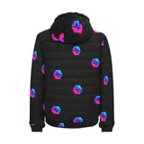 Pulse Small Black Men's Hooded Bomber Jacket