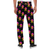 Hex Color Dot Com Black Men's All Over Print Casual Trousers