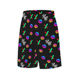 RH HPX White All Over Print Basketball Shorts With Pockets