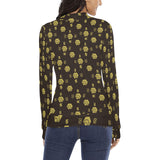 5555 Women's All Over Print Mock Neck Sweater