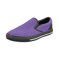 Pulses Small Black Slip-on Canvas Women's Shoes