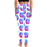 Pulse All Over Print High Waist Leggings with Pockets