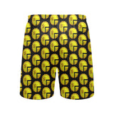 Time 3D 2 BLK Men's Mid-Length Beach Shorts