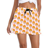 Shiba Inu Women's Casual Beach Shorts