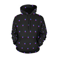 Pulse Small Black Women's All Over Print Hoodie