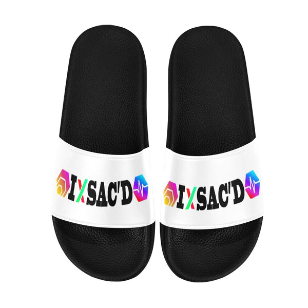 I Sac'd Black Blk Men's Slide Sandals