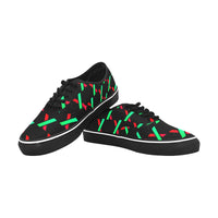 PulseX Black Women's Classic Canvas Low Top Shoe