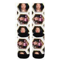 Richard Heart Faces Men's Custom Socks