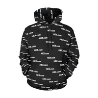 HEXdotcom White Women's All Over Print Hoodie