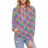 Hex PulseX Pulse Grey Women's All Over Print Hoodie