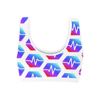 Pulse Women's All Over Print Sports Bra