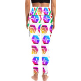 HPXdotCOM All Over Print High Waist Leggings with Pockets