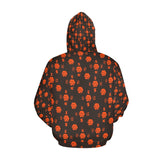 5555 Orange Men's All Over Print Hoodie