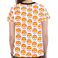 Shiba Inu Women's All Over Print Mesh Cloth T-shirt