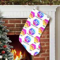 Hex Pulse TEXT Christmas Stocking