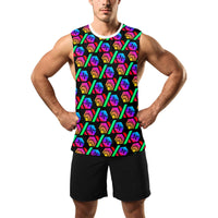 Hex PulseX Pulse Black Men's Open Sides Workout Tank Top