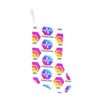 Hex Pulse TEXT Christmas Stocking