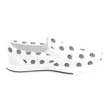 Hex Black Slip-on Canvas Women's Shoes