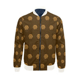 Hex Brown & Tan Men's All Over Print Casual Jacket