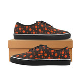 5555 Orange Men's Classic Canvas Low Top Shoe