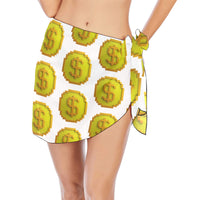 IM 3D WHT Women's Beach Sarong Wrap