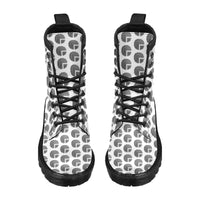 Future 3d WHT Men's PU Leather Martens Boots