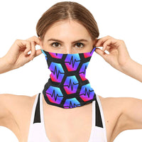 Pulse Black Multifunctional Bandana (Pack of 3)